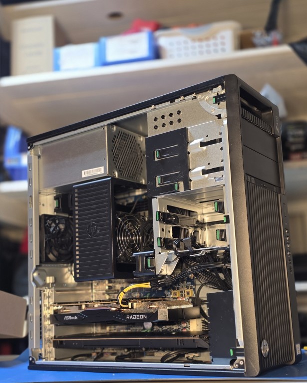 GPU and Z Turbo Quad Pro installed together