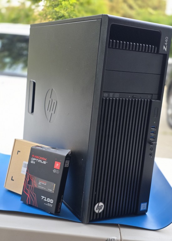 Machine state before NIC and 2TB SSD upgrade