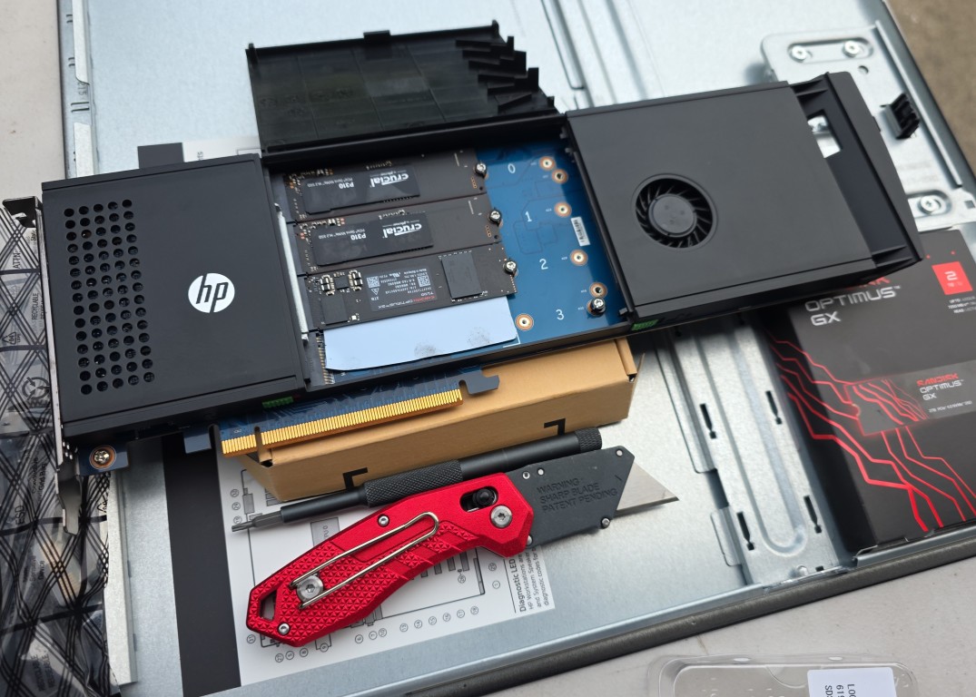 Third SSD added during storage upgrade