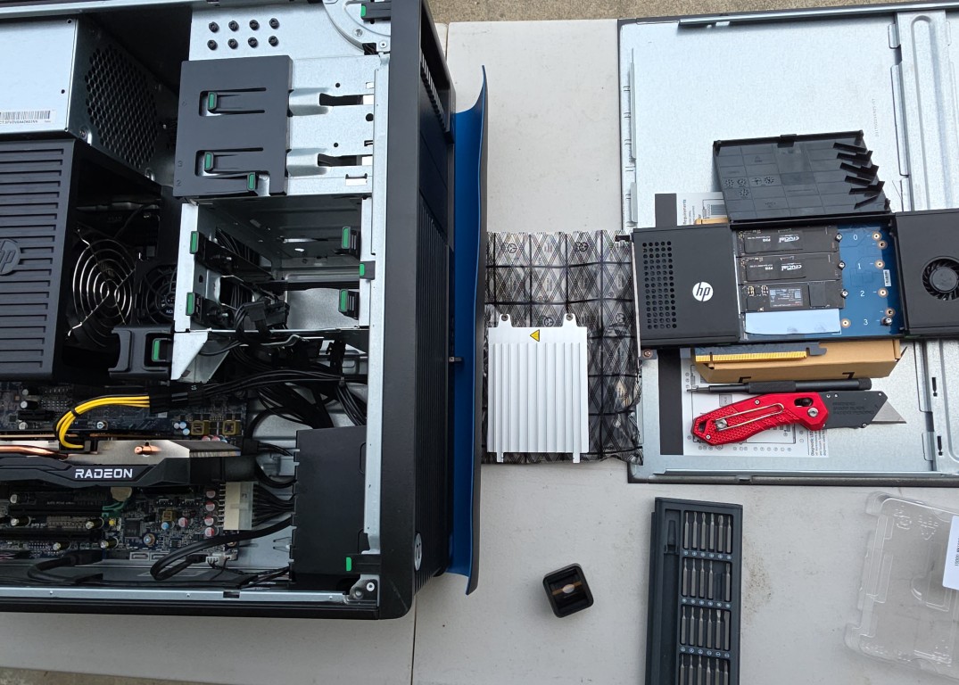 All SSDs installed angle B