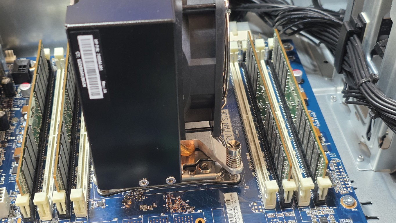 64GB ECC DDR4 RAM installed